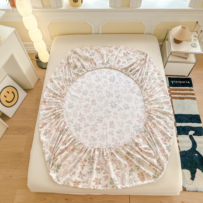 91家纺网 家纺一手货源 找家纺 帛织澜家纺 2025新款喷气12868系列纯棉印花单床笠 洛克庄园