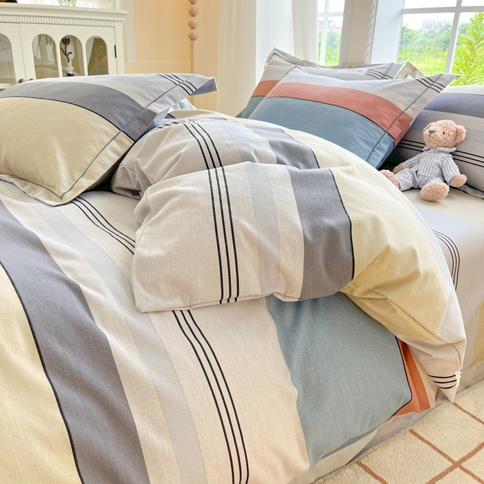 91家纺网 家纺一手货源 找家纺 莱通家纺 2025新款新疆棉加厚生态磨毛印花单被套 万华镜