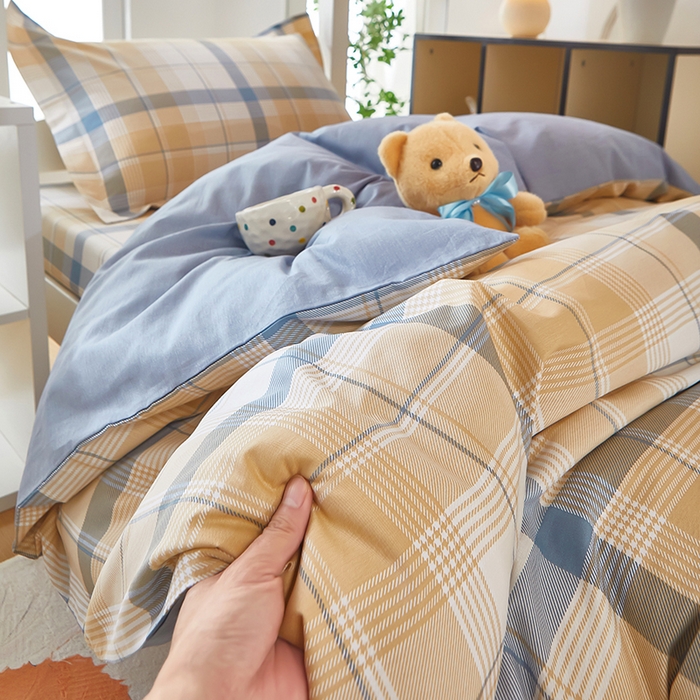 91家纺网 家纺一手货源 找家纺 （总）安逸家纺 2024新款全棉学生三件套纯棉学生宿舍三件套 罗德里