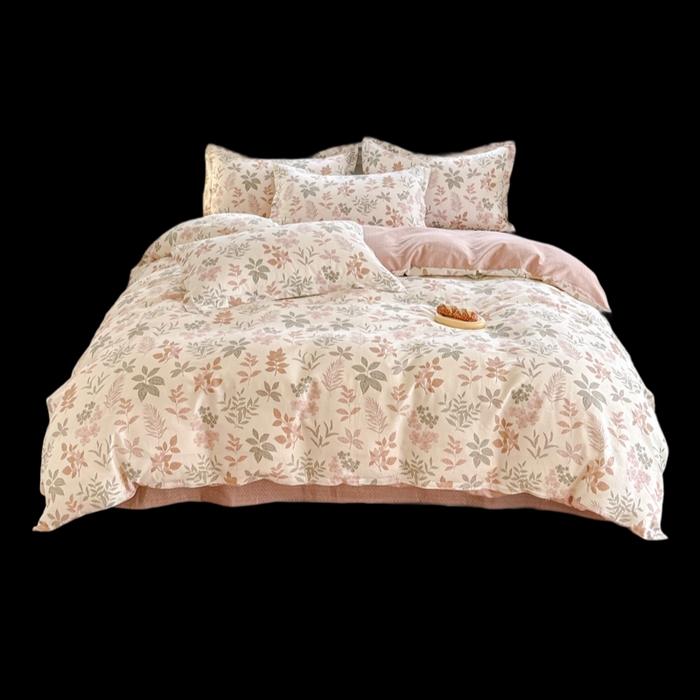 91家纺网 家纺一手货源 找家纺 帛织澜 12868全棉喷气印花四件套 洛克庄园