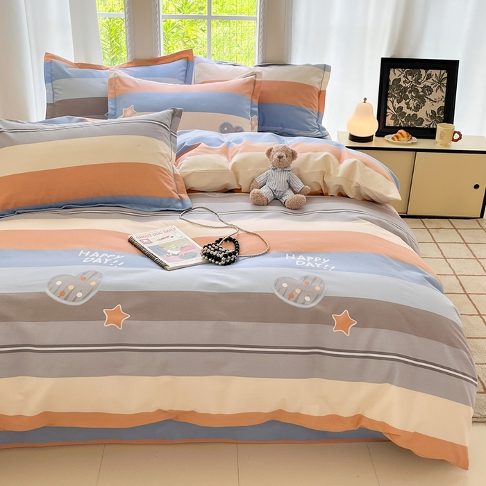 91家纺网 家纺一手货源 找家纺 （总）莱通家纺 2025新款新疆棉加厚生态磨毛印花单被套