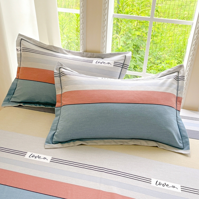 91家纺网 家纺一手货源 找家纺 莱通家纺 2025新款新疆棉加厚生态磨毛印花四件套 万华镜