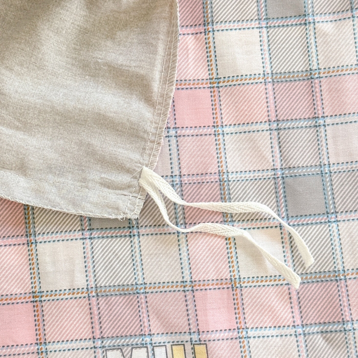 91家纺网 家纺一手货源 找家纺 帛织澜 12868全棉喷气印花四件套 木几小格