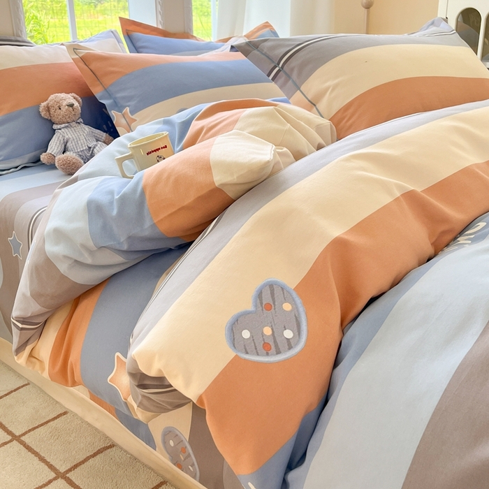 91家纺网 家纺一手货源 找家纺 （总）莱通家纺 2025新款新疆棉加厚生态磨毛印花单被套