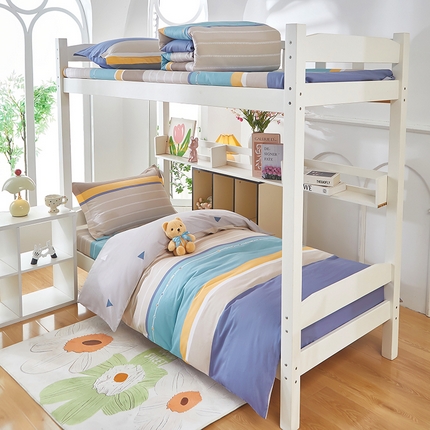 安逸家纺 2024新款全棉学生三件套纯棉学生宿舍三件套 米兰印象