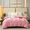 91家纺网 家纺一手货源 找家纺 凌鼎 2025新款喷气加厚磨毛单被套 花暖春风粉