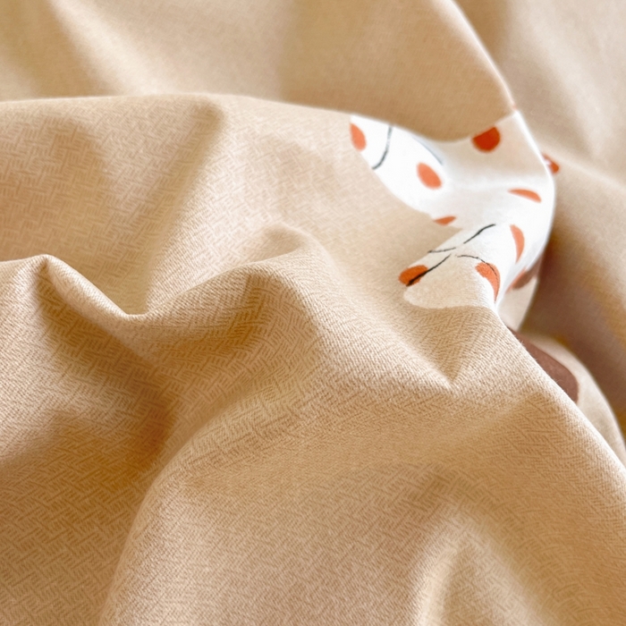 91家纺网 家纺一手货源 找家纺 莱通家纺 2025新款新疆棉加厚生态磨毛印花四件套 贝儿