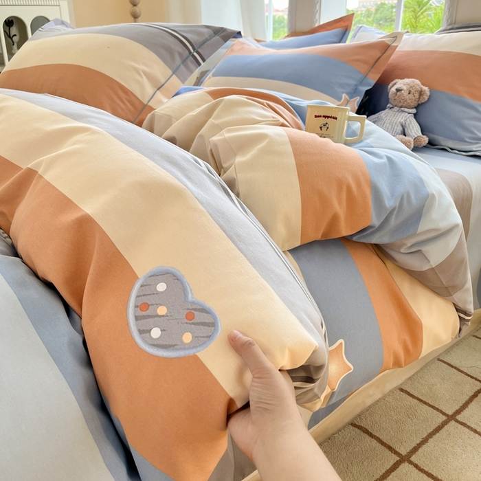 91家纺网 家纺一手货源 找家纺 （总）莱通家纺 2025新款新疆棉加厚生态磨毛印花单被套