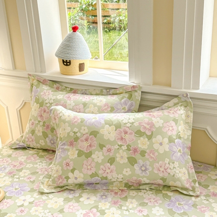 91家纺网 家纺一手货源 找家纺 （总）帛织澜家纺 2025新款12868全棉喷气印花枕套