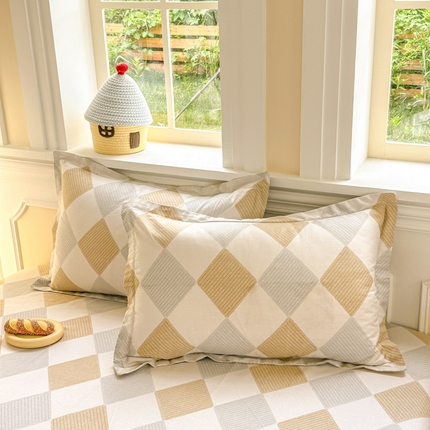 91家纺网 家纺一手货源 找家纺 （总）帛织澜家纺 2025新款12868全棉喷气印花枕套