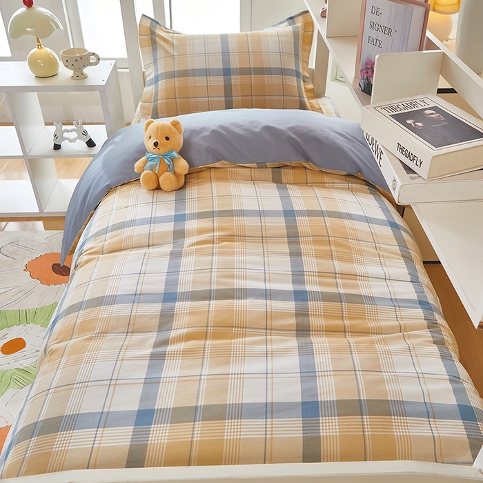 91家纺网 家纺一手货源 找家纺 （总）安逸家纺 2024新款全棉学生三件套纯棉学生宿舍三件套 罗德里