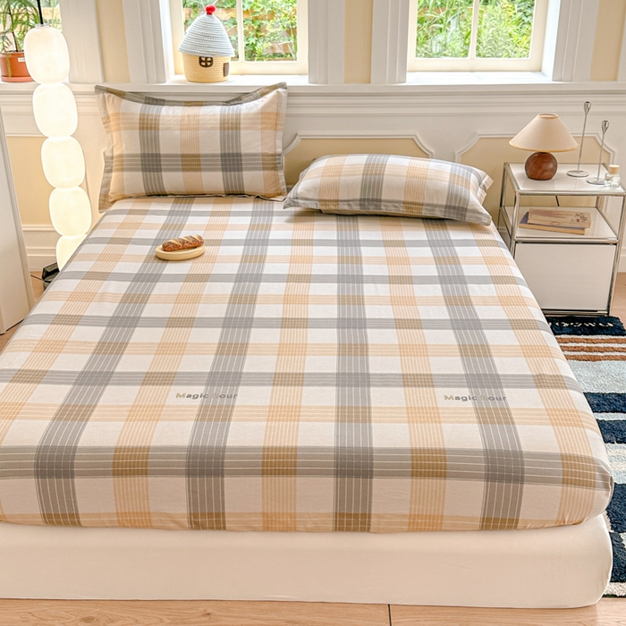 91家纺网 家纺一手货源 找家纺 帛织澜家纺 2025新款喷气12868系列纯棉印花单床笠 佐罗