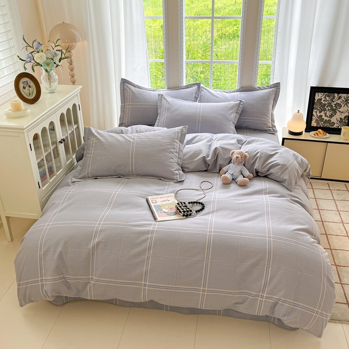 91家纺网 家纺一手货源 找家纺 莱通家纺 2025新款新疆棉加厚生态磨毛印花单被套 莫里特