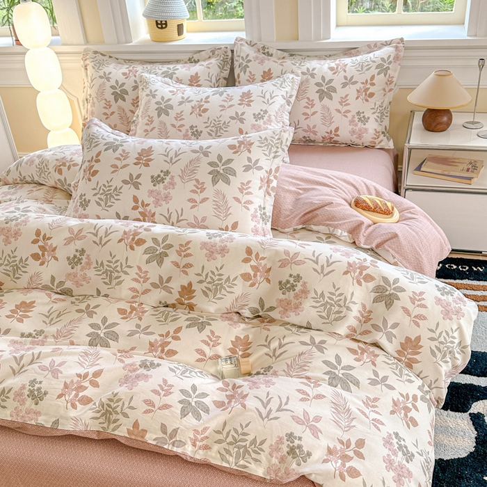 91家纺网 家纺一手货源 找家纺 帛织澜 12868全棉喷气印花四件套 洛克庄园