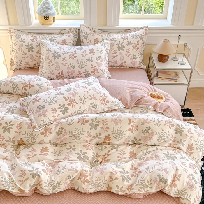 91家纺网 家纺一手货源 找家纺 帛织澜 12868全棉喷气印花四件套 洛克庄园