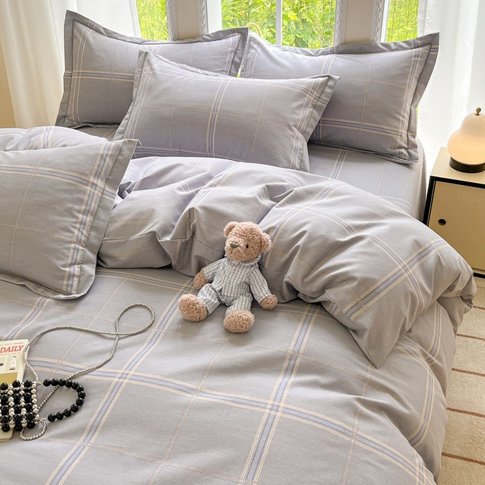 91家纺网 家纺一手货源 找家纺 莱通家纺 2025新款新疆棉加厚生态磨毛印花四件套 莫里特