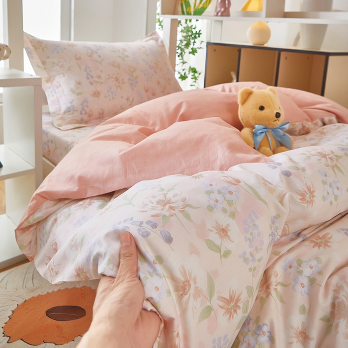 91家纺网 家纺一手货源 找家纺 安逸家纺 2024新款全棉学生三件套纯棉学生宿舍三件套 微风徐徐