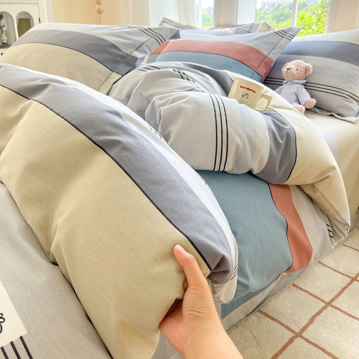 91家纺网 家纺一手货源 找家纺 莱通家纺 2025新款新疆棉加厚生态磨毛印花单被套 万华镜