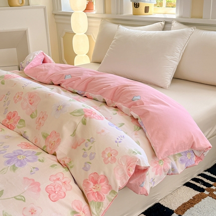 91家纺网 家纺一手货源 找家纺 （总）帛织澜 2025新款全棉被套喷气12868系列纯棉单被套（预留缩水）