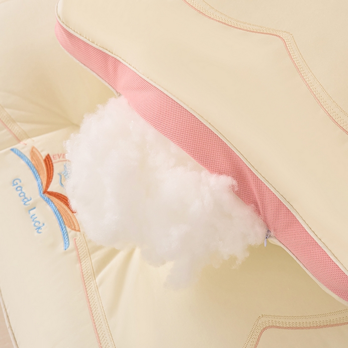 91家纺网 家纺一手货源 找家纺 （总）大熊枕芯 2025新款亲子款好运连连幼儿园儿童学生成人低枕头枕芯单枕芯