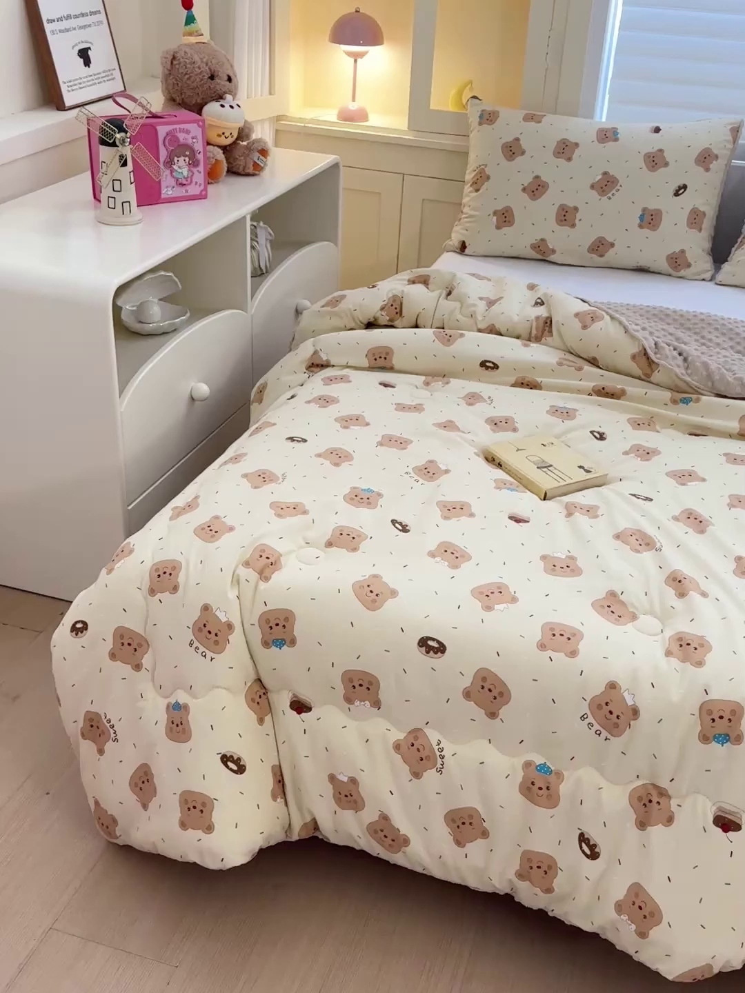 91家纺网 家纺一手货源 找家纺 （总）Mata蔓塔家 2025新款亲肤舒适水洗棉豆豆被被子被芯