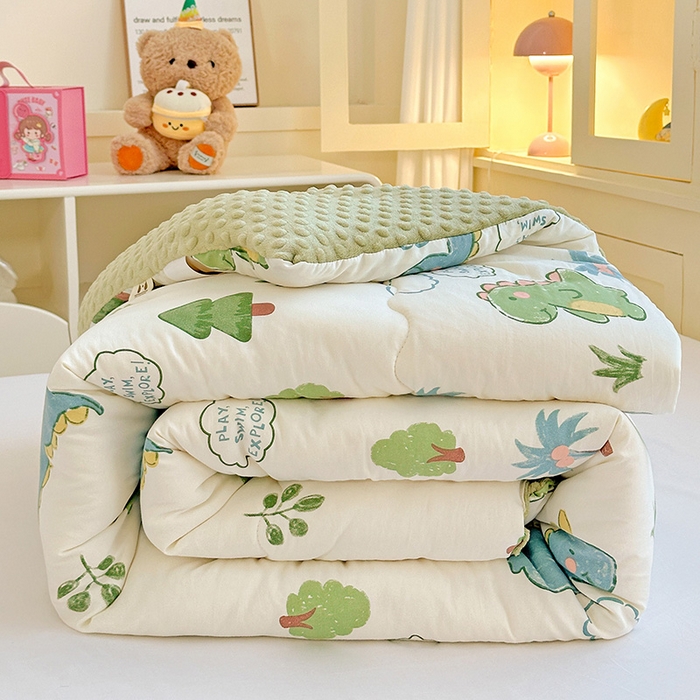 91家纺网 家纺一手货源 找家纺 （总）Mata蔓塔家 2025新款亲肤舒适水洗棉豆豆被被子被芯