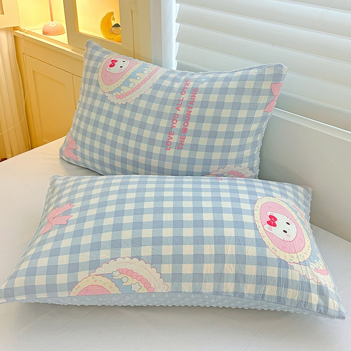 91家纺网 家纺一手货源 找家纺 Mata蔓塔家 2025新款亲肤舒适水洗棉豆豆被被子被芯 蛋糕KT