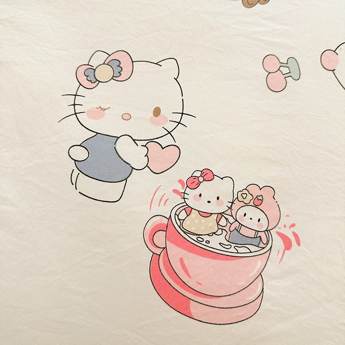 91家纺网 家纺一手货源 找家纺 Mata蔓塔家 2025新款亲肤舒适水洗棉豆豆被被子被芯 奶猫