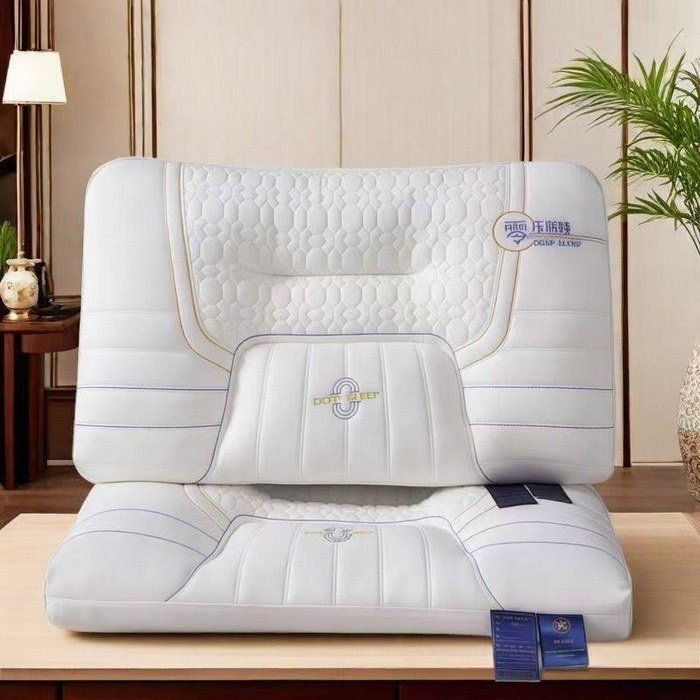 91家纺网 家纺一手货源 找家纺 （总）羽凡居 2025新款零压云端立体护颈简约亲肤云柔针织枕护颈枕枕头枕芯