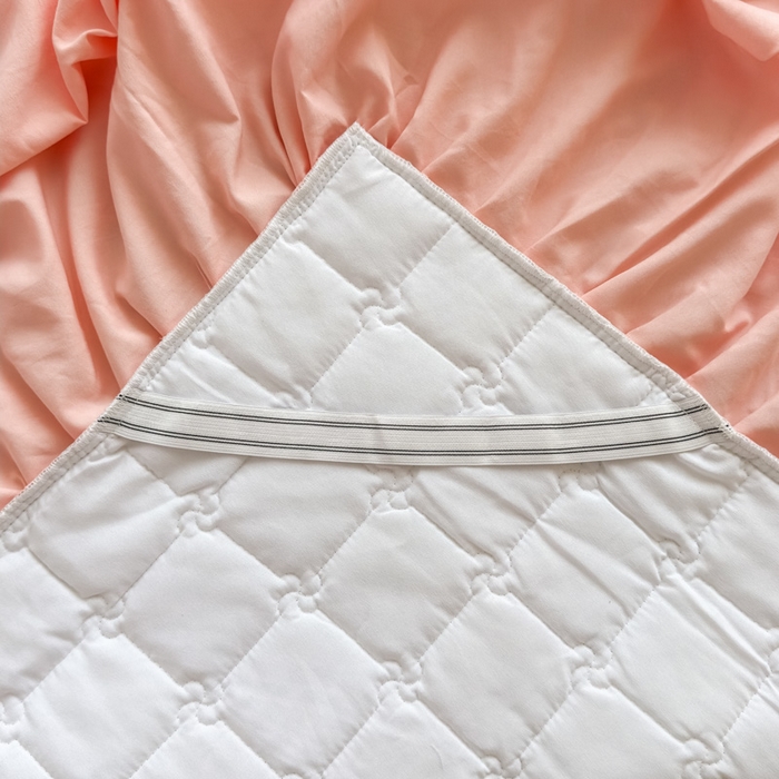 91家纺网 家纺一手货源 找家纺 家之硕家纺 2025春夏新款鹿锦棉蕾丝花边夹棉四件套 洛香米