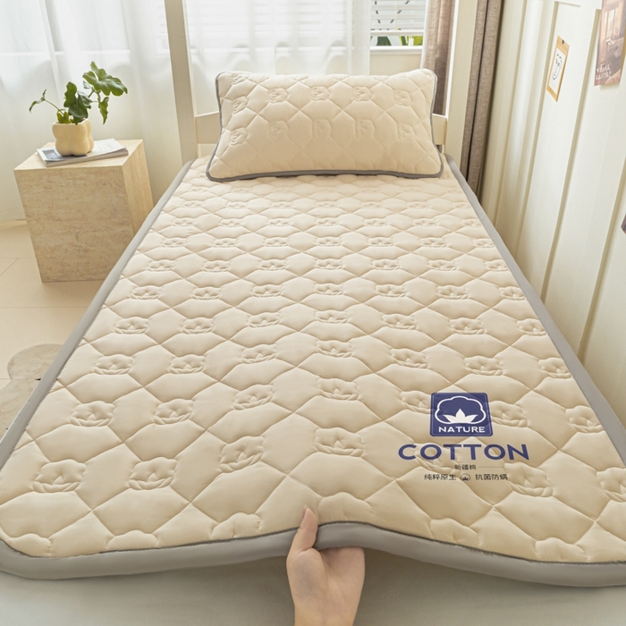 91家纺网 家纺一手货源 找家纺 （总）老帅的工厂店 2025新款小格子款棉花床垫软床褥