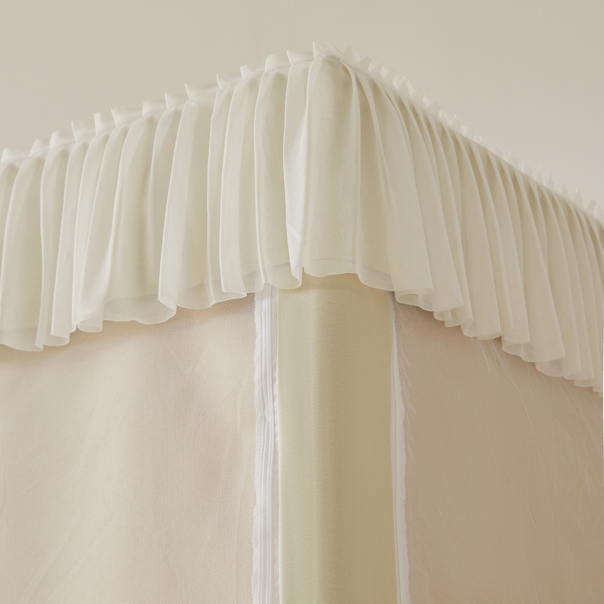 91家纺网 家纺一手货源 找家纺 卓尔居 2025新款学生遮光床帘高精密晨曦系列蚊帐晨曦-米