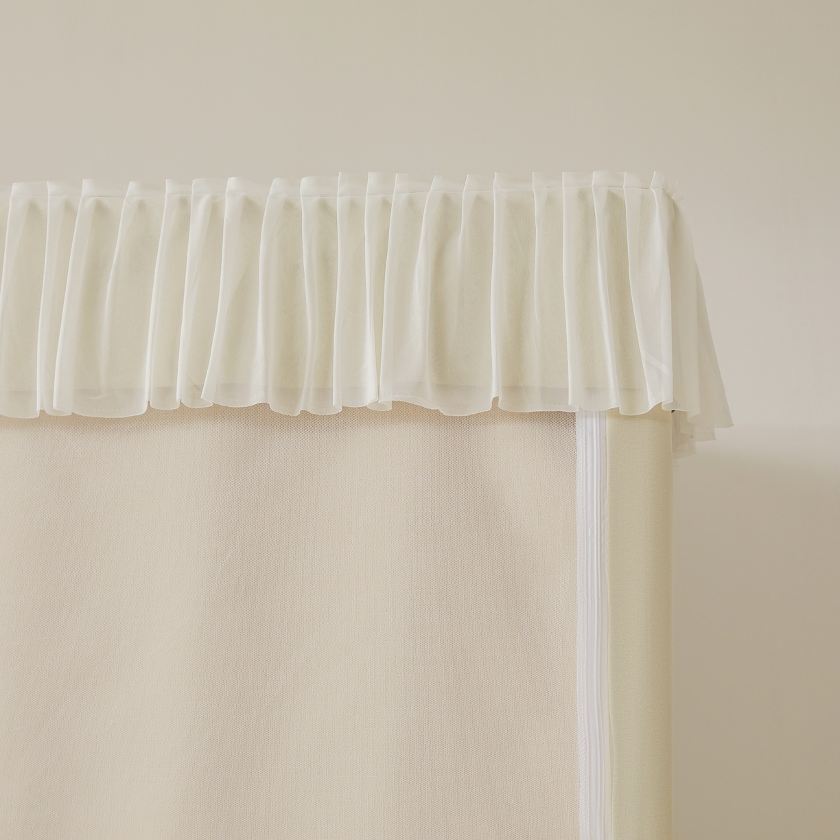 91家纺网 家纺一手货源 找家纺 卓尔居 2025新款学生遮光床帘高精密晨曦系列蚊帐晨曦-米