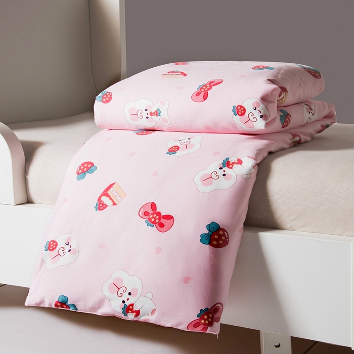 91家纺网 家纺一手货源 找家纺 （总）鑫田家纺 婴幼儿蚕丝被100%桑蚕丝长丝全棉卡通幼儿园被芯夏被春秋被冬被 