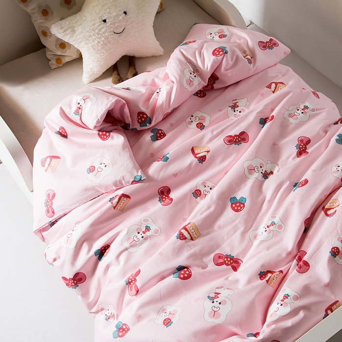 91家纺网 家纺一手货源 找家纺 （总）鑫田家纺 婴幼儿蚕丝被100%桑蚕丝长丝全棉卡通幼儿园被芯夏被春秋被冬被 