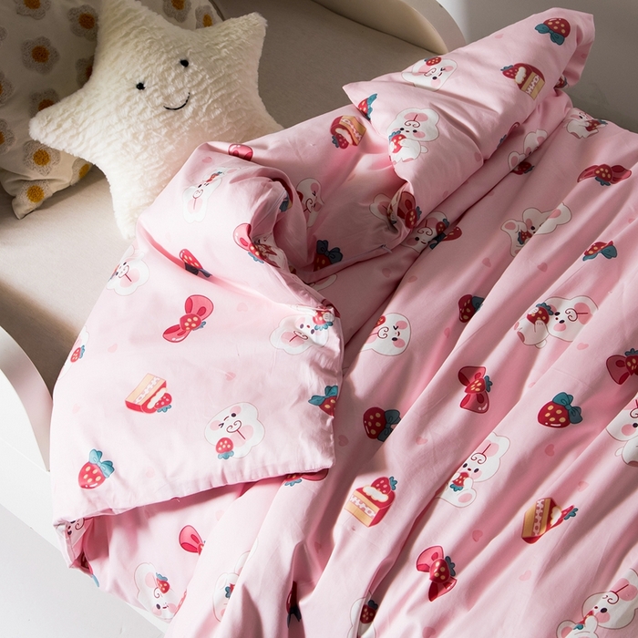 91家纺网 家纺一手货源 找家纺 （总）鑫田家纺 婴幼儿蚕丝被100%桑蚕丝长丝全棉卡通幼儿园被芯夏被春秋被冬被 