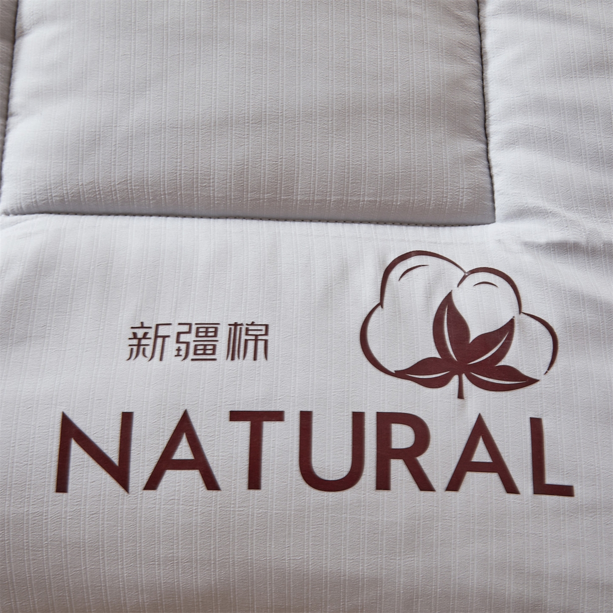 91家纺网 家纺一手货源 找家纺 （总）梵蒂莎 2025新款纯色烫画棉花床垫学生款场景二