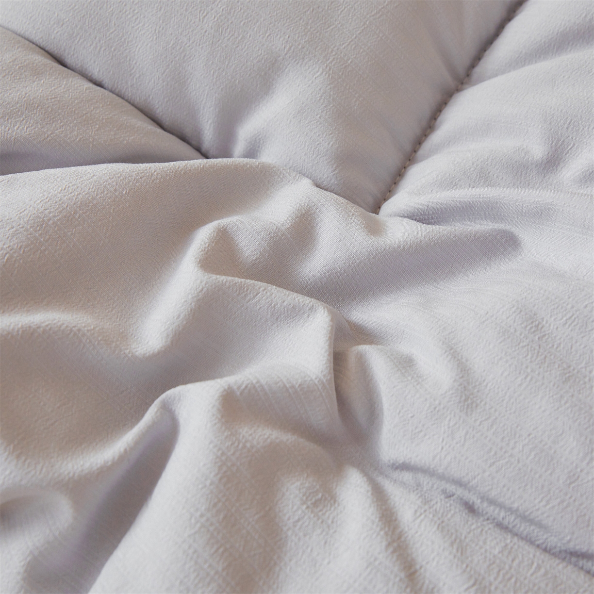 91家纺网 家纺一手货源 找家纺 梵蒂莎 2025新款纯色烫画棉花床垫学生款场景一 冰川灰