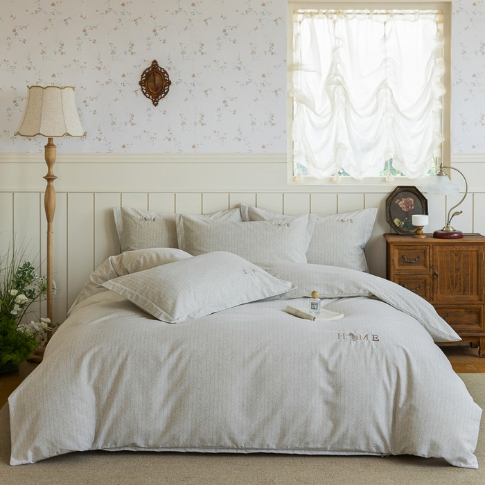 91家纺网 家纺一手货源 找家纺 巧玲珑 2025新款生态四件套醉风吟-黄