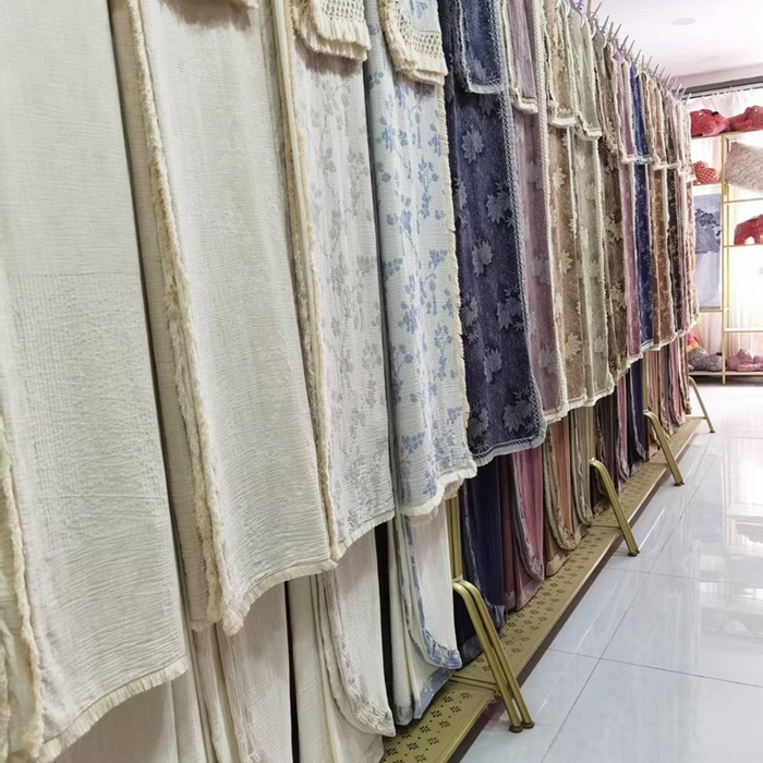 91家纺网 家纺一手货源 找家纺 （总）鲁爱家纺供货主营双层纱面料+成品+家居服+玩偶等等