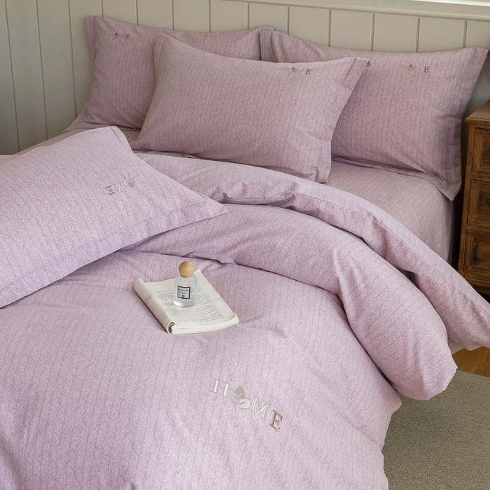 91家纺网 家纺一手货源 找家纺 巧玲珑 2025新款生态四件套醉风吟-粉