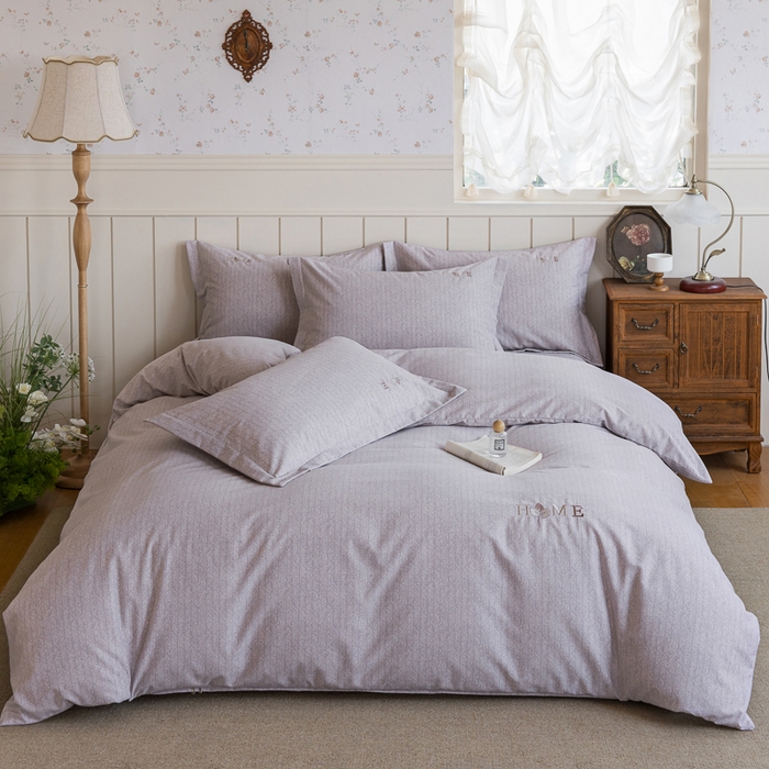 91家纺网 家纺一手货源 找家纺 巧玲珑 2025新款生态四件套醉风吟-桔