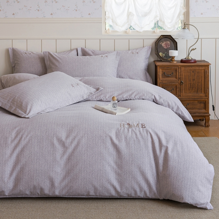 91家纺网 家纺一手货源 找家纺 巧玲珑 2025新款生态四件套醉风吟-桔