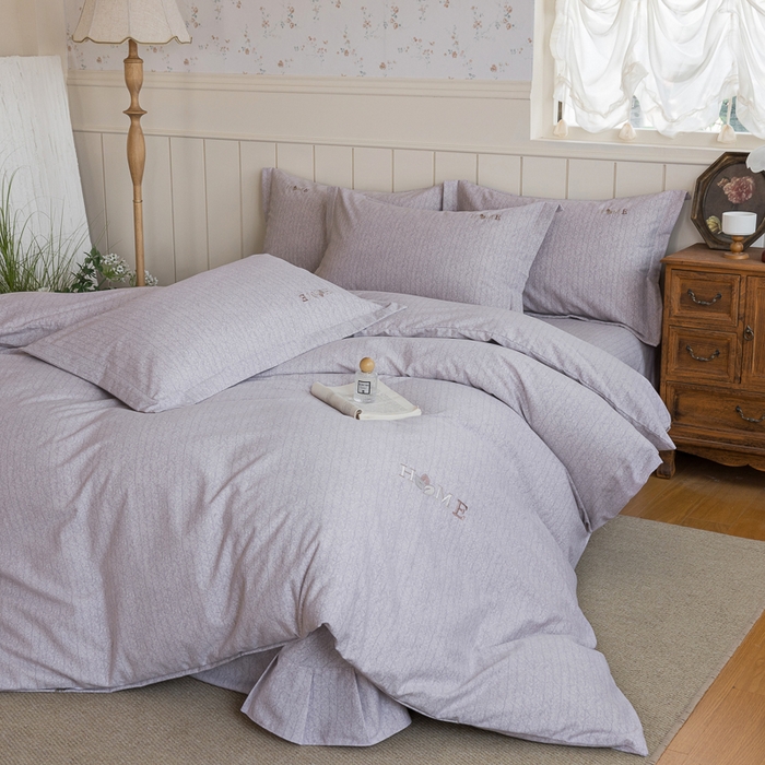 91家纺网 家纺一手货源 找家纺 巧玲珑 2025新款生态四件套醉风吟-桔