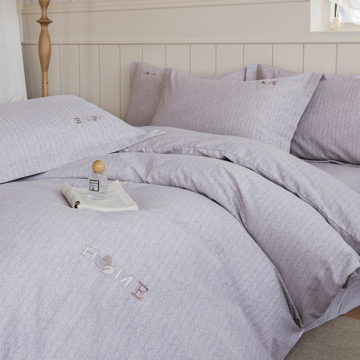 91家纺网 家纺一手货源 找家纺 巧玲珑 2025新款生态四件套醉风吟-桔