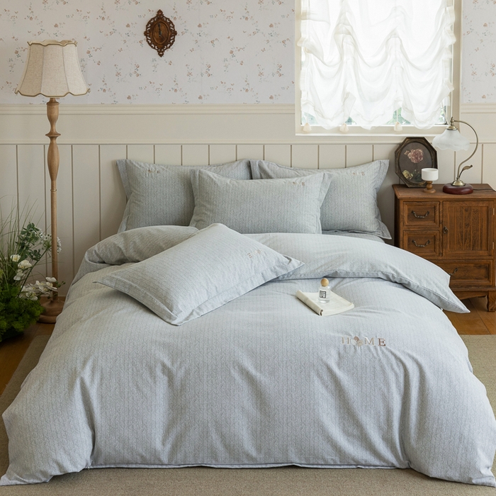 91家纺网 家纺一手货源 找家纺 巧玲珑 2025新款生态四件套醉风吟-绿