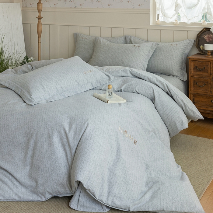 91家纺网 家纺一手货源 找家纺 巧玲珑 2025新款生态四件套醉风吟-绿