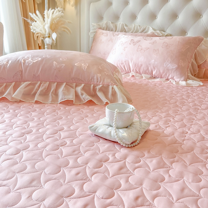 91家纺网 家纺一手货源 找家纺 （总）网红馆（ck家纺） 2025新款提花蕾丝花边床裙单床裙床裙单品