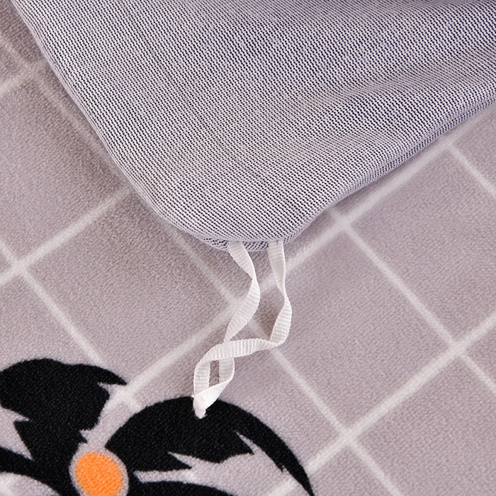 91家纺网 家纺一手货源 找家纺 缘莉娜家纺 2025新款牛奶绒印花学生宿舍三件套上下铺三件套 海阔天空