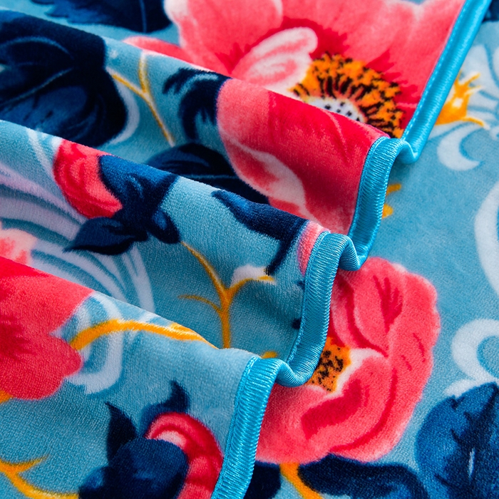 91家纺网 家纺一手货源 找家纺 缘莉娜家纺 2025新款牛奶绒印花学生宿舍三件套上下铺三件套 家和万事兴